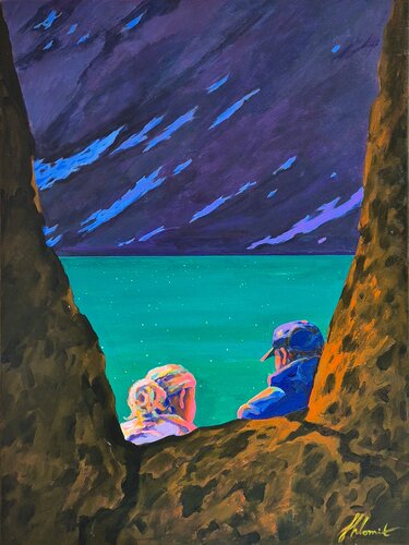 Attentiveness di Shlomit Aharonovitch, Pittura in vendita su Singulart