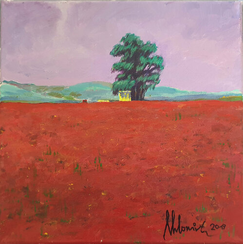 Shajar Al-Yahud van Shlomit Aharonovitch, Schilderij te koop op Singulart