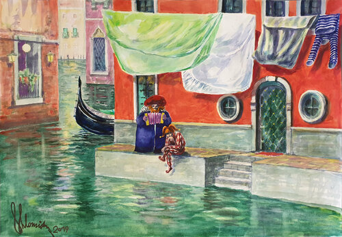 Venezia #8 von Shlomit Aharonovitch, Werk auf Papier kaufen auf Singulart