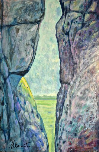Stonehenge Map of Israel by Shlomit Aharonovitch, Work on Paper for Sale on Singulart