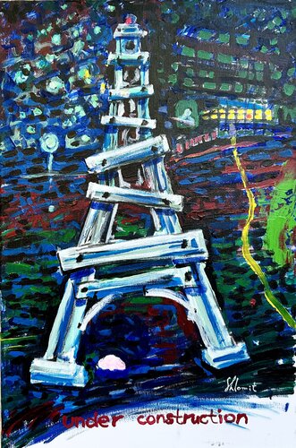 Under Construction di Shlomit Aharonovitch, Pittura in vendita su Singulart