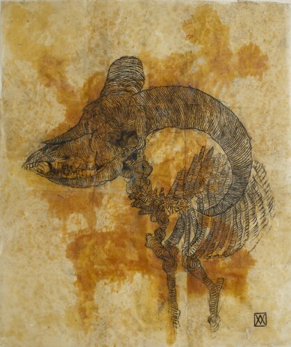 Dévoration  Lente III van Vincent Verdeguer, Tekening te koop op Singulart