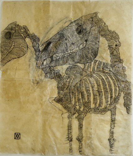 Dévoration Lente IV by Vincent Verdeguer, 소묘 for Sale on Singulart