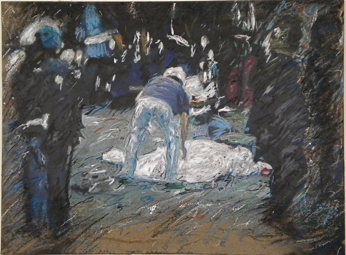 La violence I di Vincent Verdeguer, Pittura in vendita su Singulart