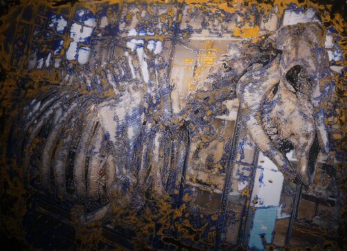 Disparition x by Vincent Verdeguer, 종이 for Sale on Singulart