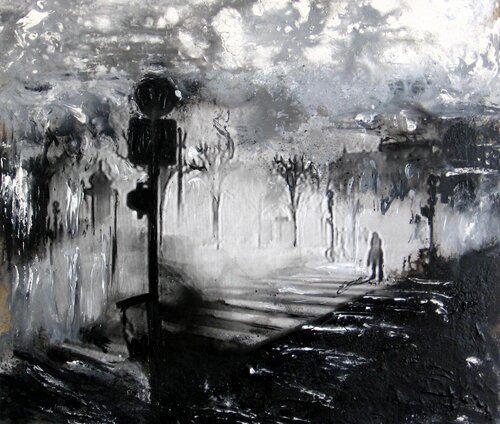 Paysage Urbain by Vincent Verdeguer, 회화 for Sale on Singulart
