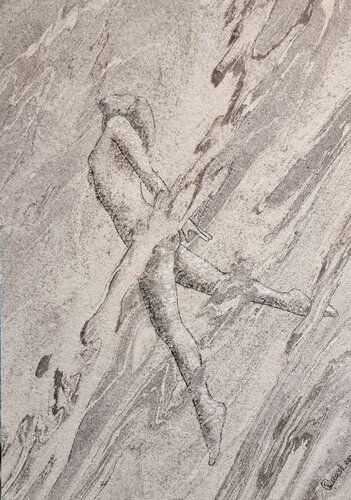 Mit der Strömung III de Stefanie von Quast, Pintura a la venta en Singulart