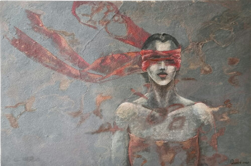 Blick nach innen van Stefanie von Quast, Schilderij te koop op Singulart
