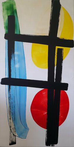 USHPIA (La balade des rois folkloriques) di Frédéric Halbreich, Pittura in vendita su Singulart