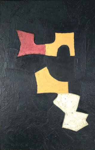 LE SANG DE LA COSTUMIERE SUR DU VELOURS À JAMAIS par Frédéric Halbreich, Peinture en vente sur Singulart
