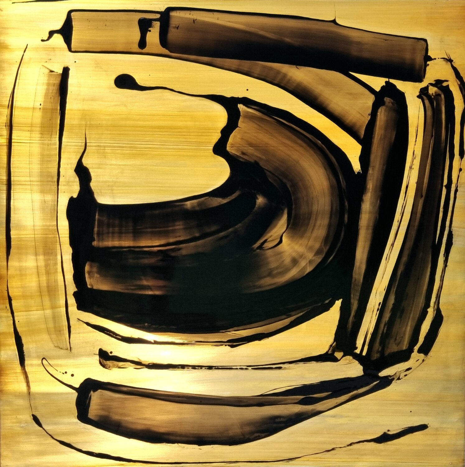 ALUMINOÏDE  - HEPHAÏSTOS Frédéric Halbreich Originalgemälde zu verkaufen