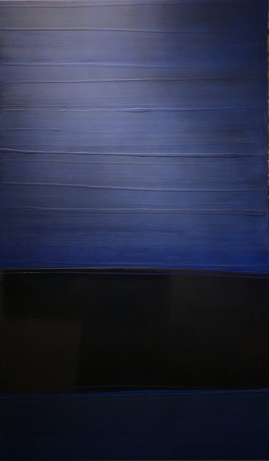 BLACK BLUE BLACK VECTEUR Frédéric Halbreich Originalgemälde zu verkaufen