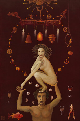 Belphégor di Lukas Kandl, Pittura in vendita su Singulart