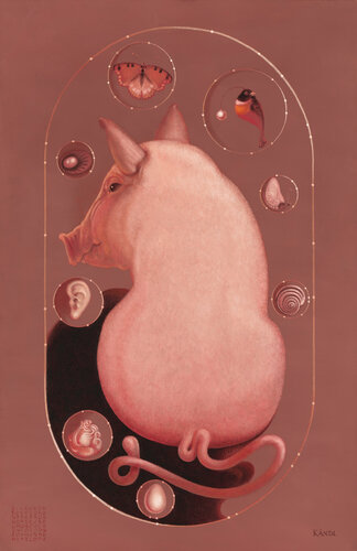Vie de Cochon d'or di Lukas Kandl, Pittura in vendita su Singulart