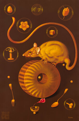 Le Rat spirituel de Lukas Kandl, Pintura a la venta en Singulart