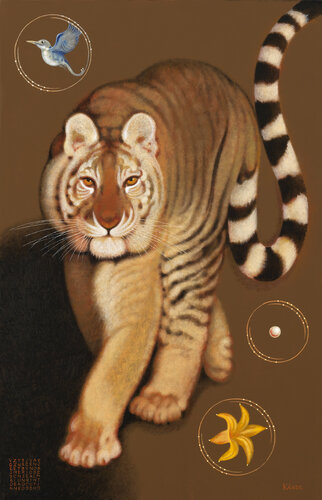 Le Tigre de Lukas Kandl, Pintura a la venta en Singulart