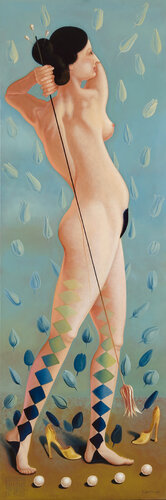 Volupté d'un swing by Lukas Kandl, Painting for Sale on Singulart