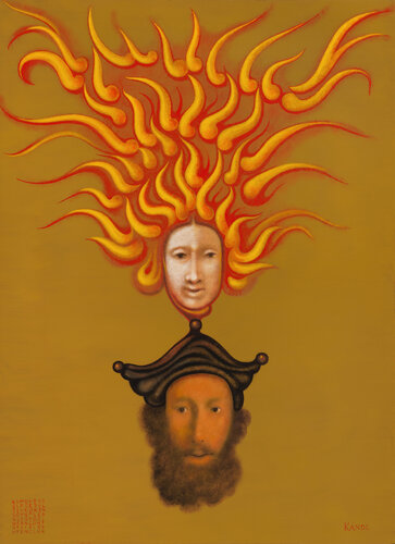 Le Songe d'un habitant du Mogol by Lukas Kandl, 회화 for Sale on Singulart