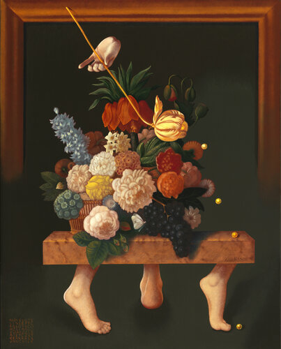 Promenade d'un bouquet de Lukas Kandl, Pintura a la venta en Singulart