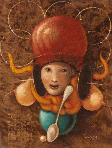 Ramassé à la petite cuillère von Lukas Kandl, Malerei kaufen auf Singulart