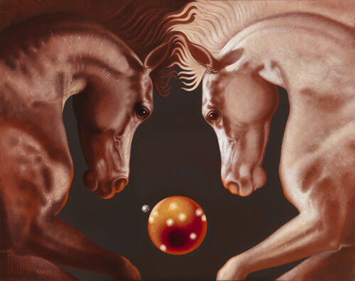 Constellation du cheval di Lukas Kandl, Pittura in vendita su Singulart