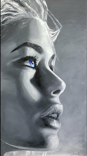 Beauty is in the eye of the beholder van Elena Ivaniuk, Schilderij te koop op Singulart