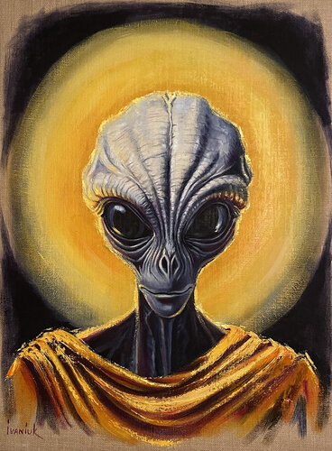 Observer von Elena Ivaniuk, Malerei kaufen auf Singulart