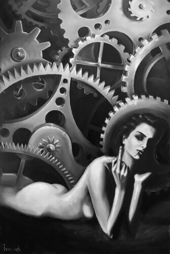 Time response von Elena Ivaniuk, Malerei kaufen auf Singulart