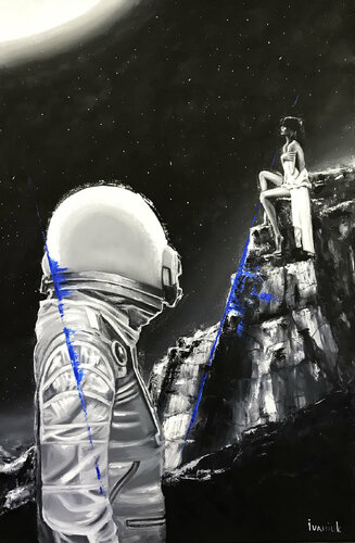 I miss You van Elena Ivaniuk, Schilderij te koop op Singulart