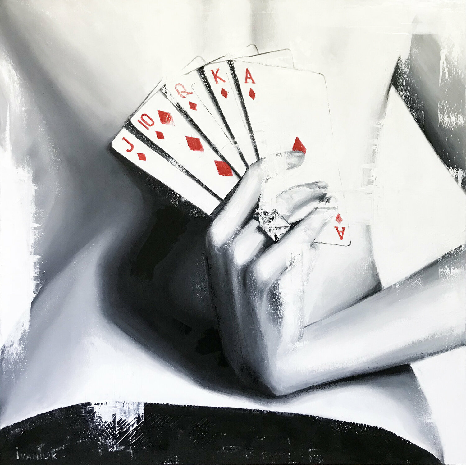 Royal flush Elena Ivaniuk