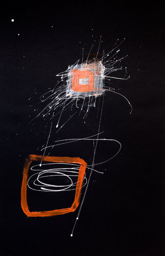 Darkness 1 by Isabel Ruíz Perdiguero, Work on Paper for Sale on Singulart