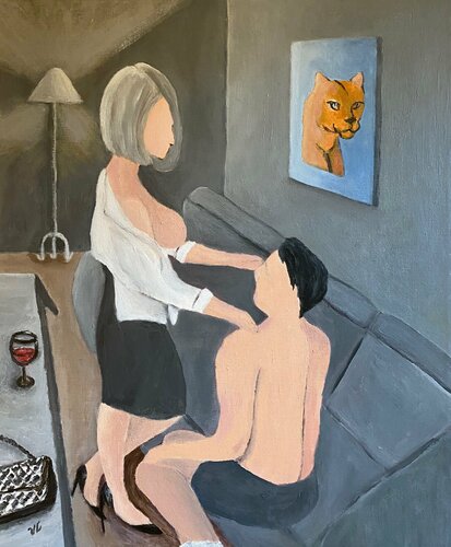 Cougar by Victoria Lakes, Painting for Sale on Singulart