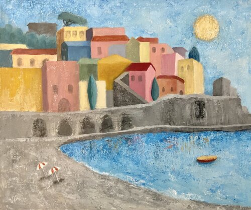 Amalfi di Victoria Lakes, Pittura in vendita su Singulart