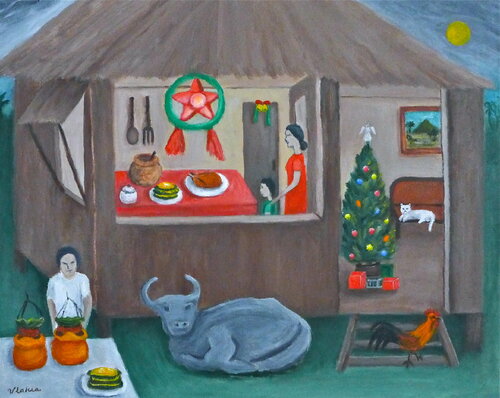 Philippine Christmas by Victoria Lakes, 회화 for Sale on Singulart