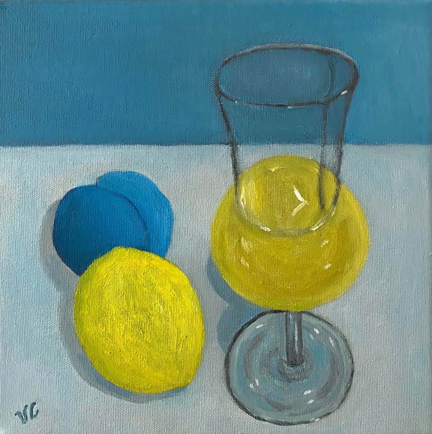 When life gives you lemons, make limoncello Victoria Lakes Originalgemälde zu verkaufen