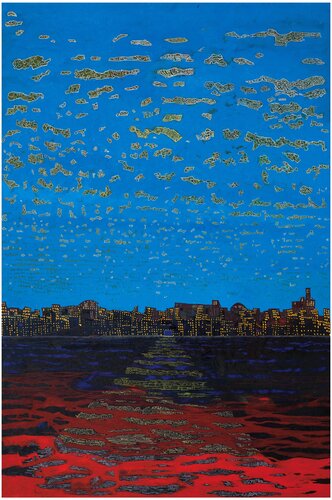 Ciutat pensament di Arribas - Forcada, Pittura in vendita su Singulart