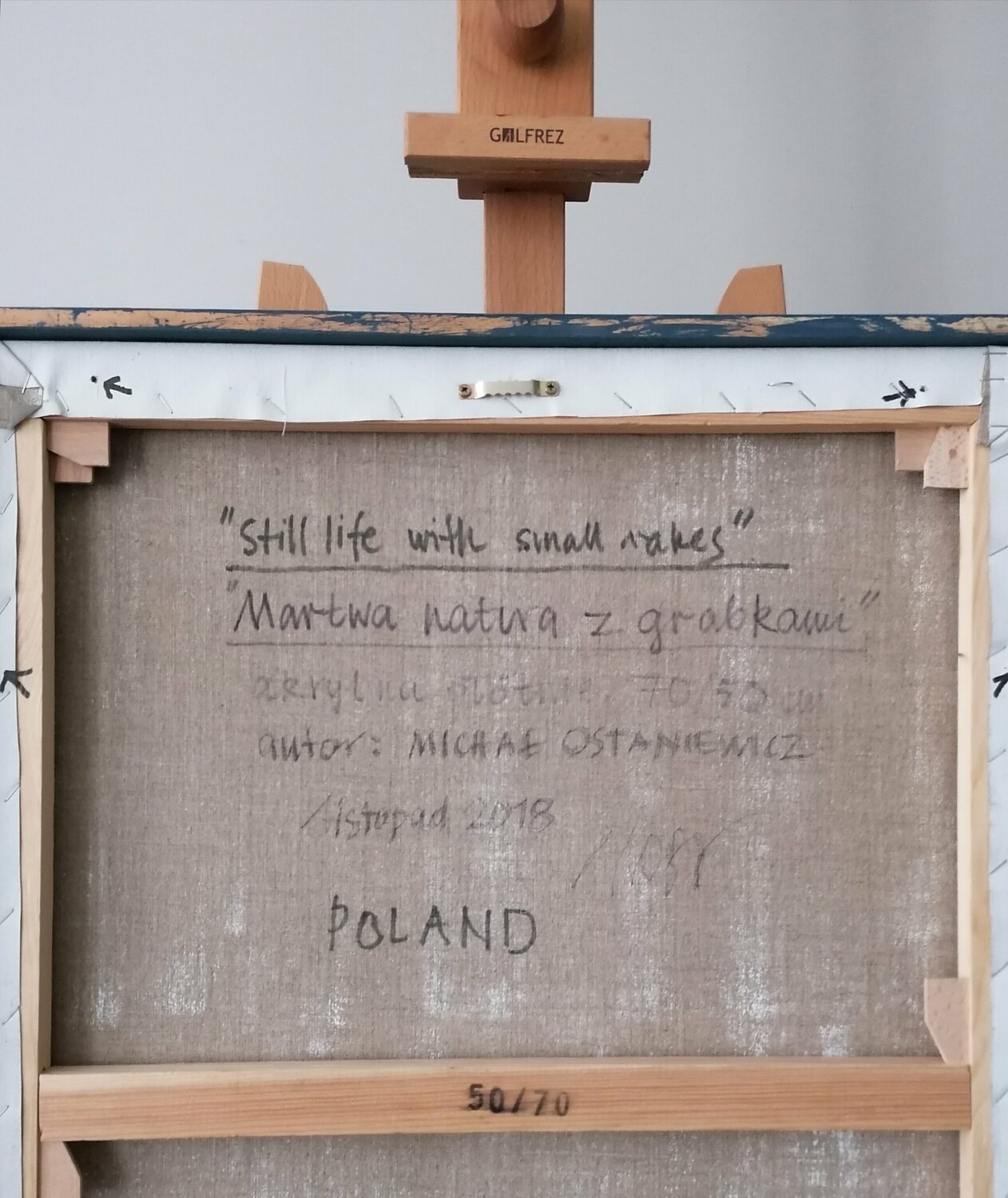 Still life with small rakes by Michal Ostaniewicz (2018) : Painting ...