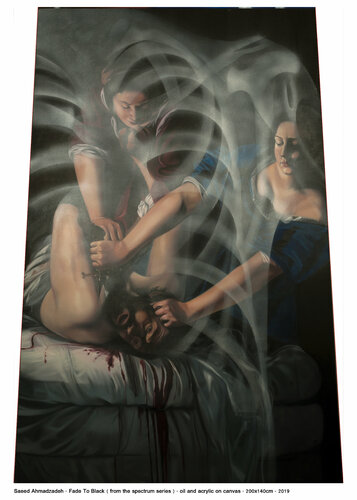 Fade To Black von saeed ahmadzadeh, Malerei kaufen auf Singulart