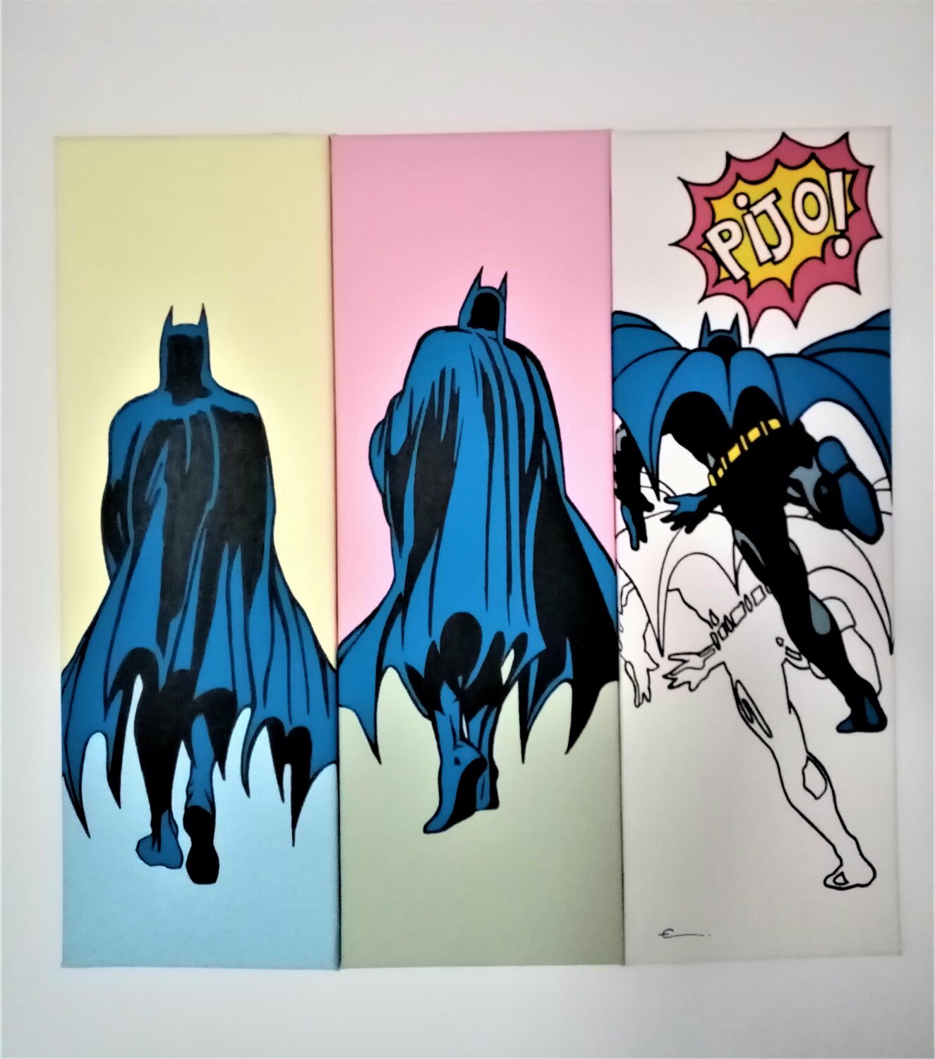 BYE BYE BATMAN by Kike Chumillas (2014) : Painting Acrylic ...