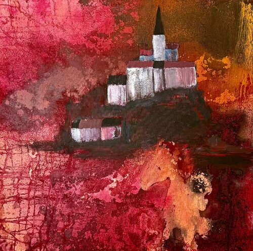 MONT SAINT MICHEL IMPRESSIONISME by Mr Mindwash, Painting for Sale on Singulart