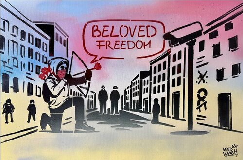 LIBERTÉ CHÉRIE N° 28 by Mr Mindwash, Painting for Sale on Singulart