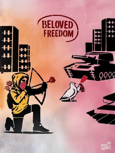 LIBERTÉ CHÉRIE N° 66 by Mr Mindwash, Painting for Sale on Singulart