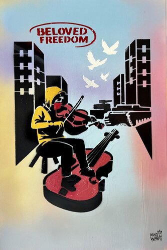 LIBERTÉ CHÉRIE N° 75 by Mr Mindwash, Painting for Sale on Singulart