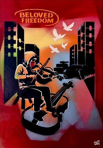 LIBERTÉ CHÉRIE N° 107 by Mr Mindwash, Painting for Sale on Singulart