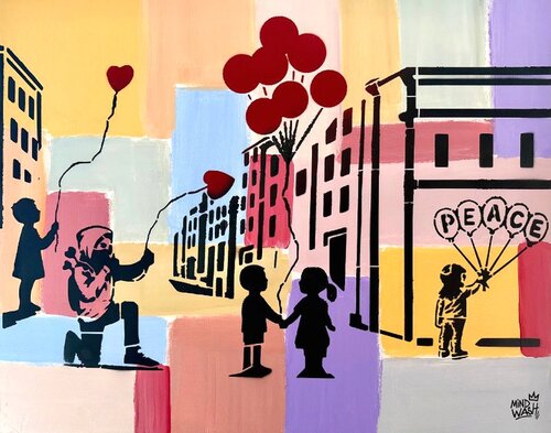 LIBERTÉ CHÉRIE N° 28 by Mr Mindwash, Painting for Sale on Singulart