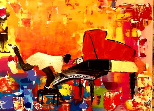 ❖ Digigraphie ❖ «LE PIANO» by Mr Mindwash, 종이 for Sale on Singulart