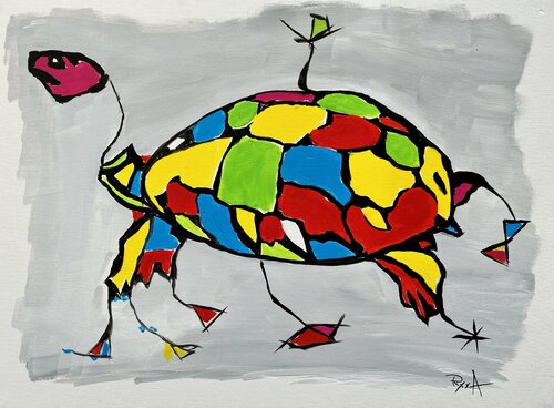 La Tortue van Mr Mindwash, Schilderij te koop op Singulart