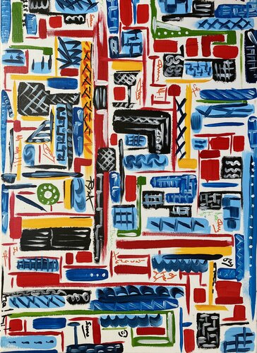 Millénaire de la création - 3 van Mr Mindwash, Schilderij te koop op Singulart