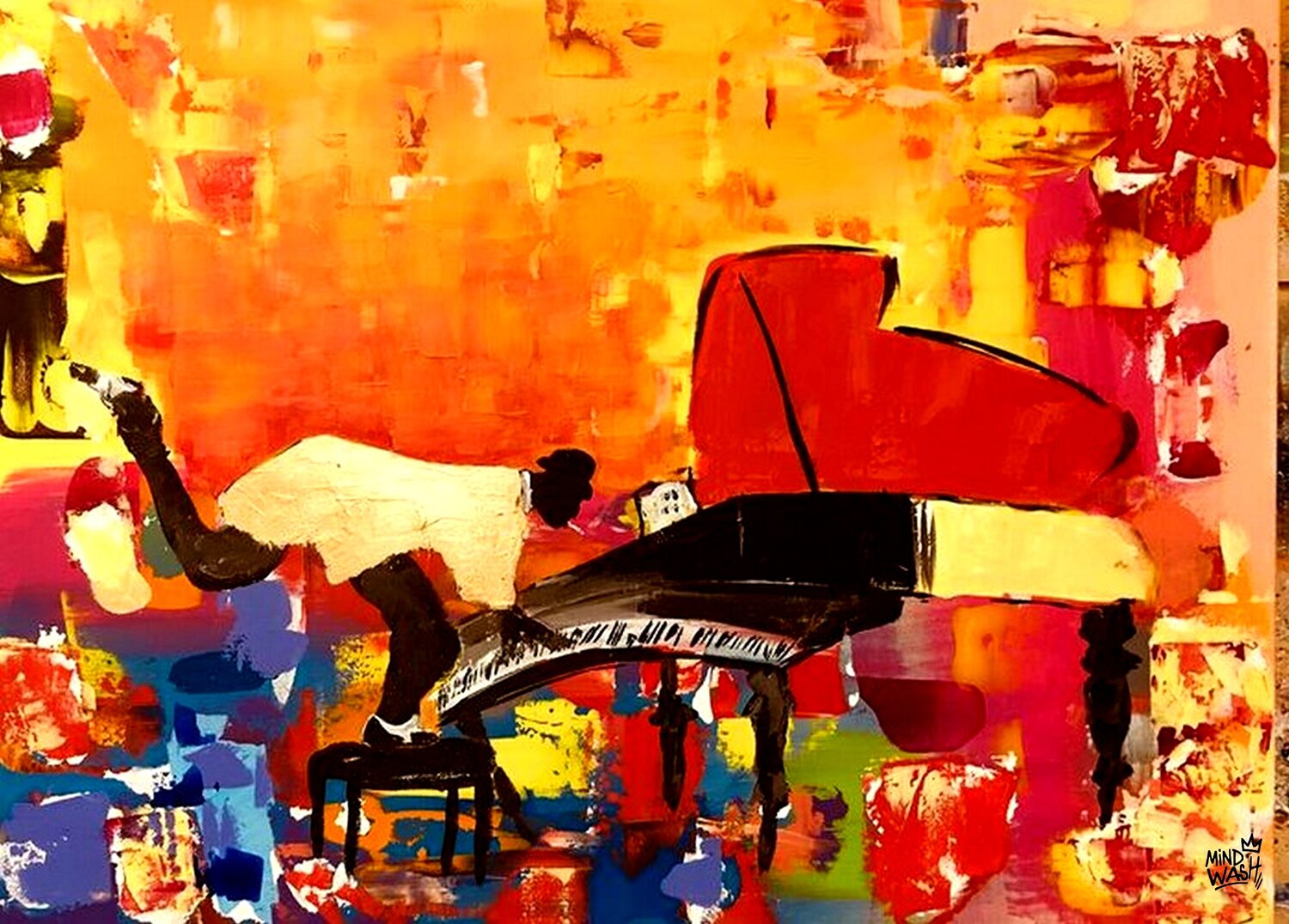 ❖ Digigraphie ❖ «LE PIANO» Mr Mindwash