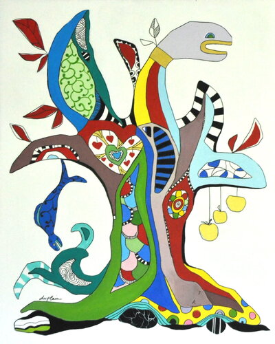 "Genèse" by Sophie Duplain, Painting for Sale on Singulart